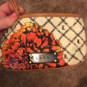 LAMB Gwen Stefani Marigold Wristlet